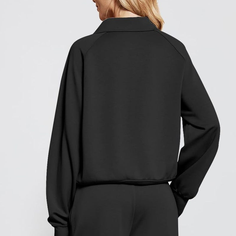 ✨Special Sale 49%OFF🔥 Women’s High-Neck Zip-Up Pullover and Wide-Leg Pants Set