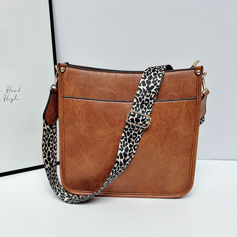 👜Colorful Straps Crossbody Leather Bags