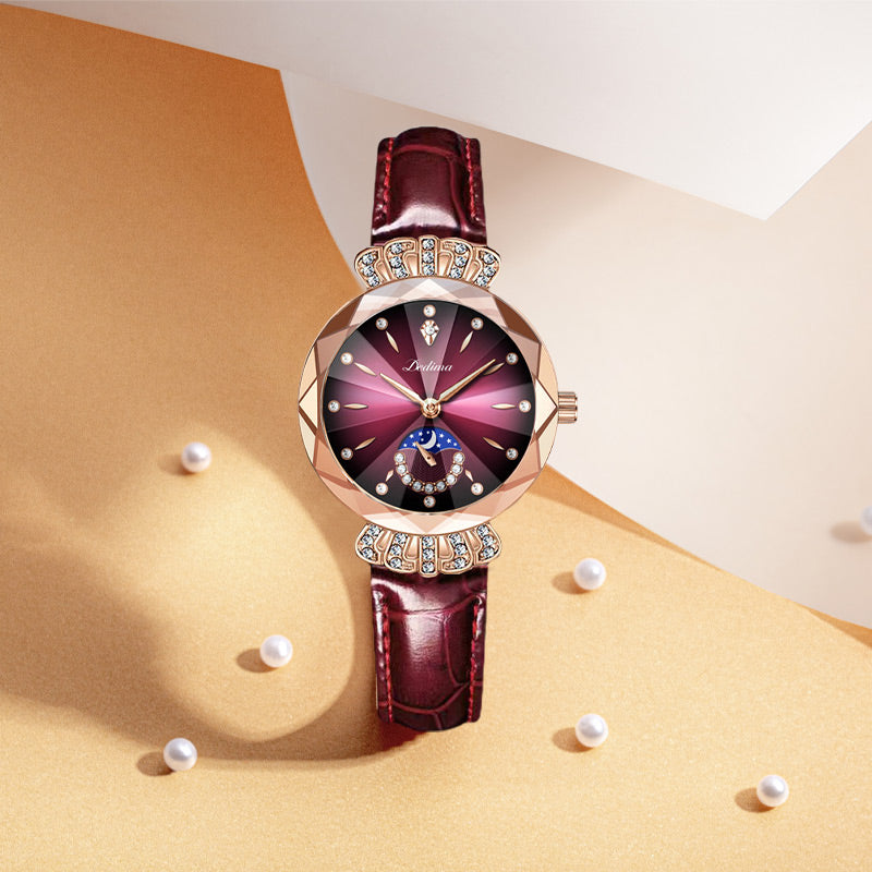 🎀Fashionable Diamond Moon Star Watch for Women