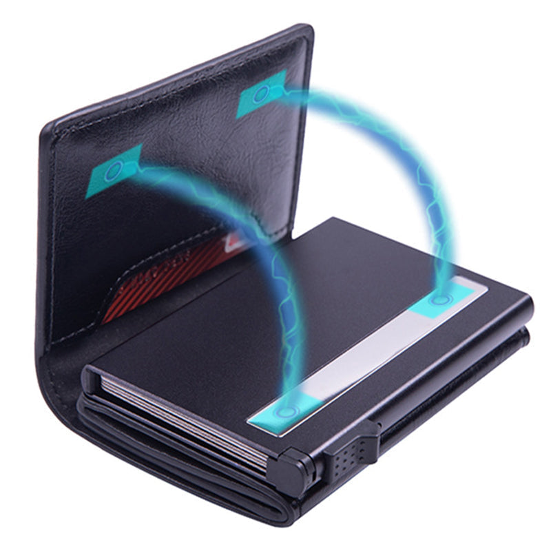 ✨LAST DAY ONLY 57% OFF🔥Men's Slim RFID Wallet with Smart Tracker Holder