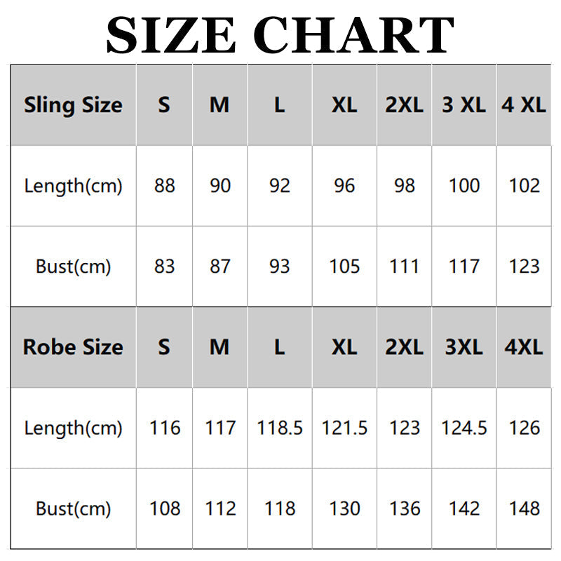 Women's Sexy Pajamas Floral Pattern Sling &Robe Two Piece Set