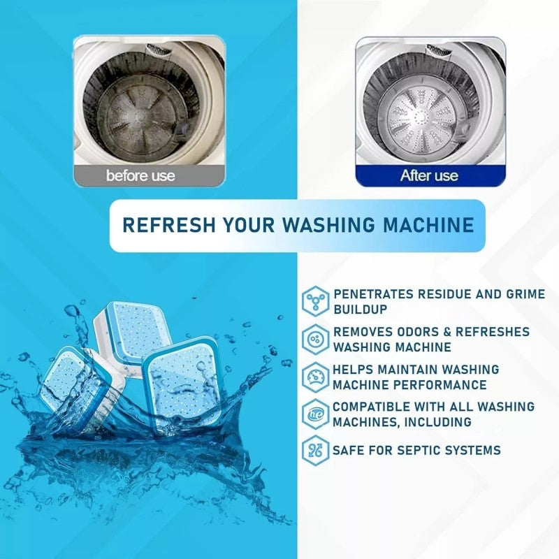 Washing Machine Deep Cleaning Descaler 12 Pack