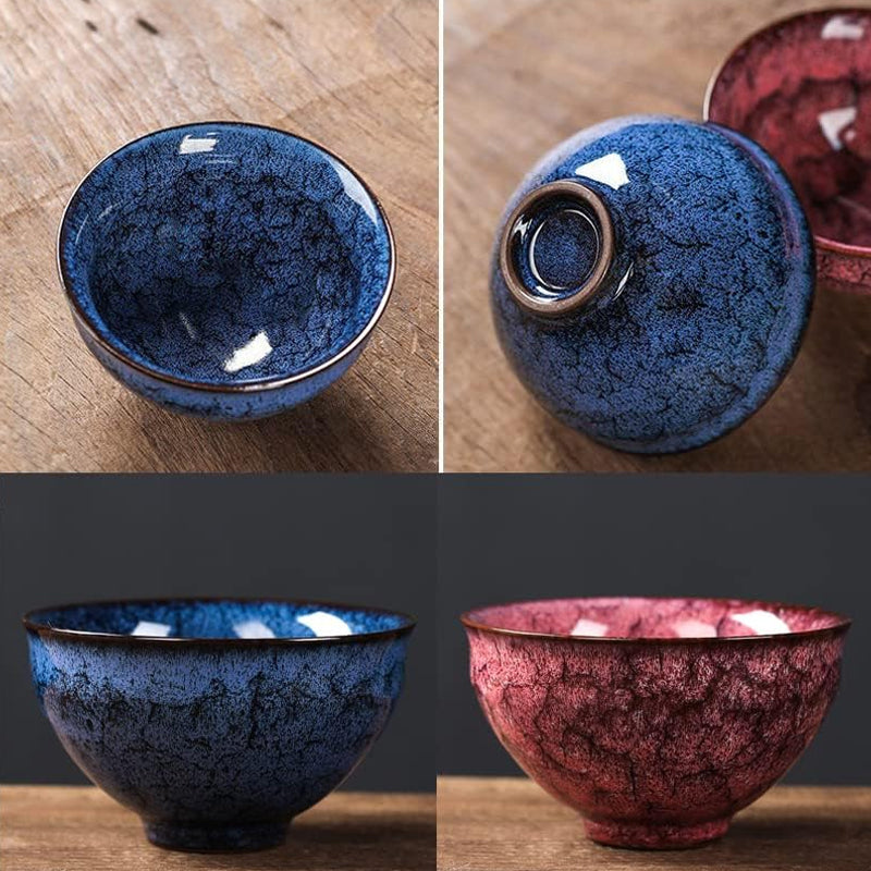 Traditional Ceramic Tea Cup Set