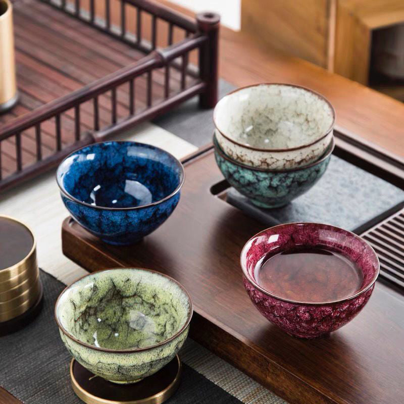 Traditional Ceramic Tea Cup Set