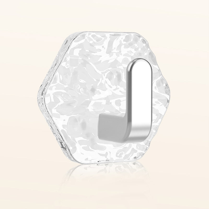 5PCS Punch-Free Ripple Wall Adhesive Hooks