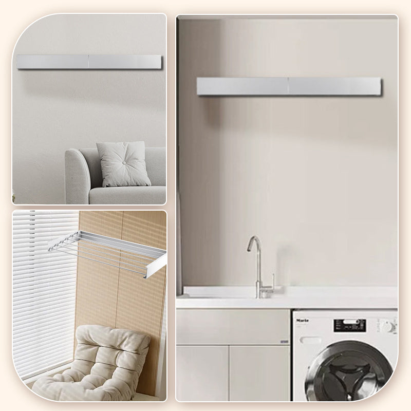 Foldable Wall Mounted Clothes Drying Rack