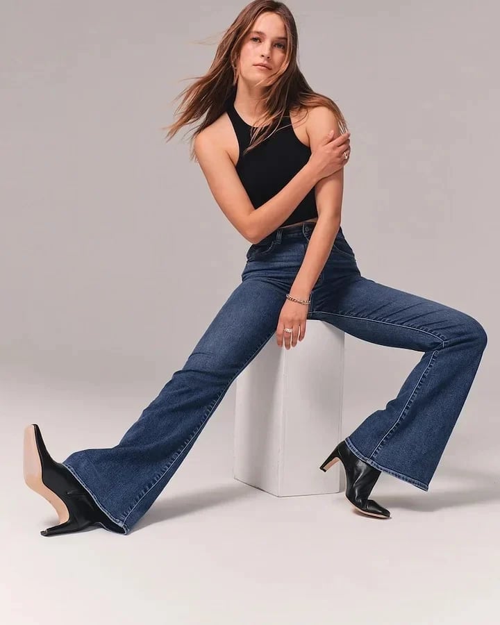 🔥Ultra High Rise Stretch Flare Jean