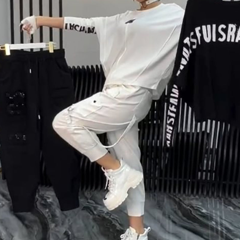 🎁 Hot Sale 49% OFF 🔥 Women's Casual Letter Print Top & Pants (2-Piece Set)