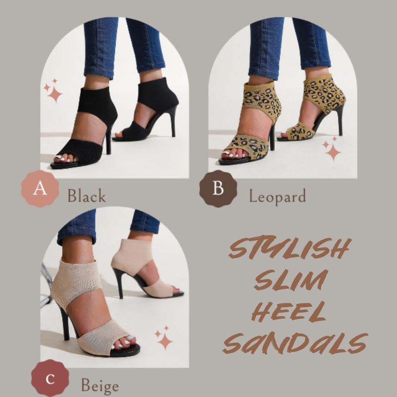 Women's Stylish Slim Heel Sandals💖Spring sale-49% OFF