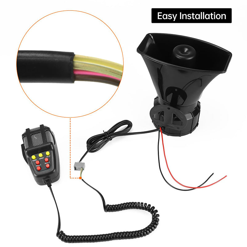 📢Limited Time Half Price-100W Alarm Horn Siren Shouting Speaker