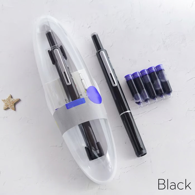 🎁 Best gift idea-Upgrade your writing!🔥Retractable Fountain Pen