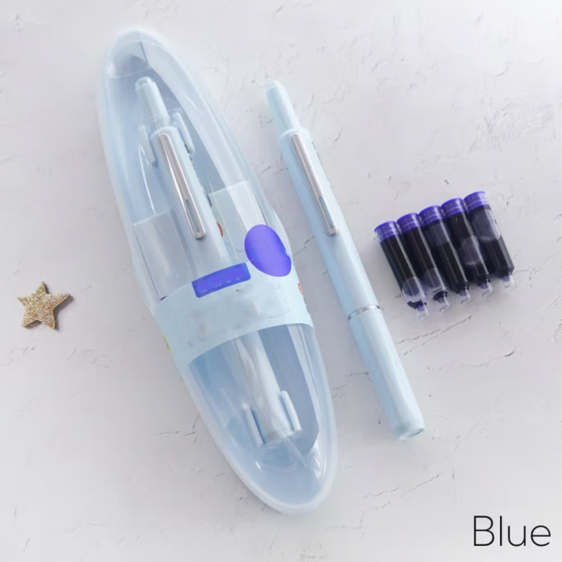 🎁 Best gift idea-Upgrade your writing!🔥Retractable Fountain Pen
