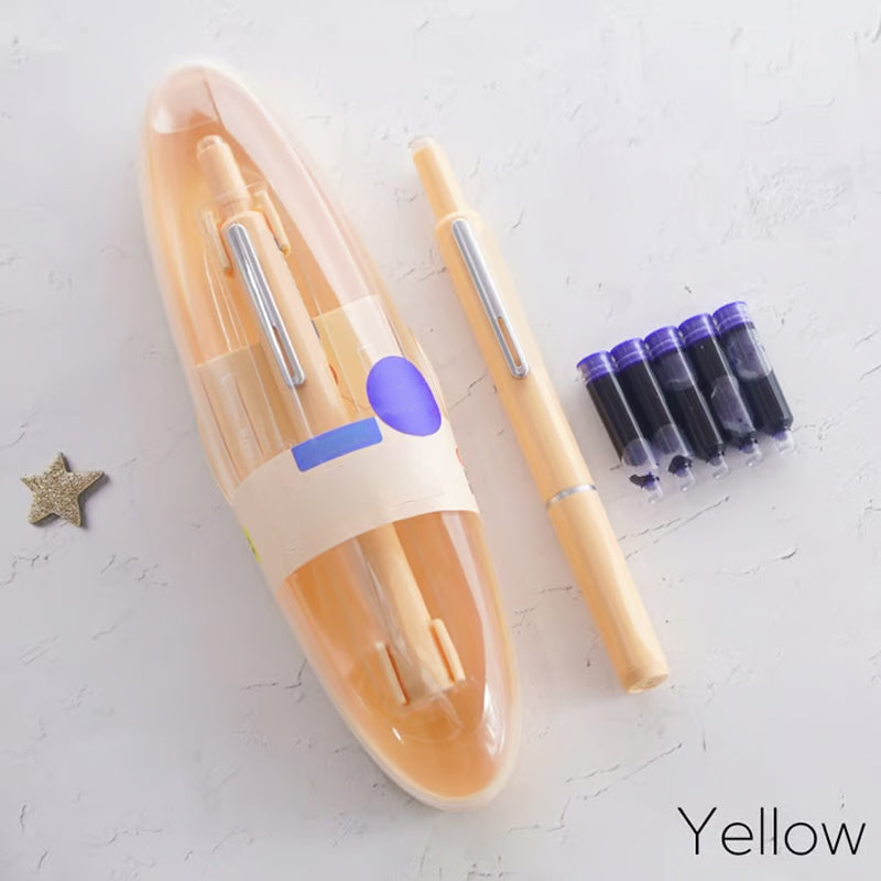 🎁 Best gift idea-Upgrade your writing!🔥Retractable Fountain Pen