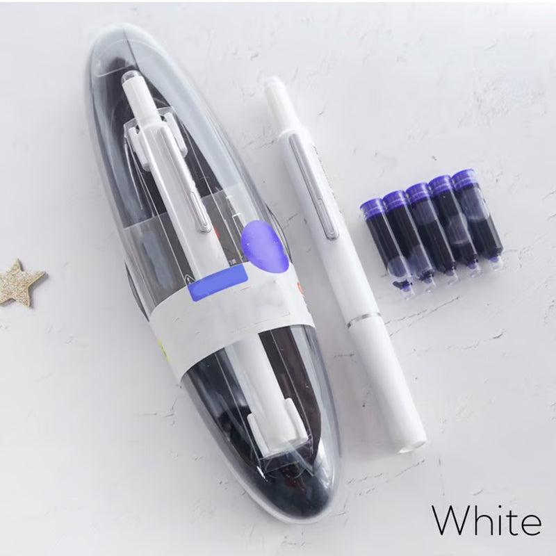 🎁 Best gift idea-Upgrade your writing!🔥Retractable Fountain Pen