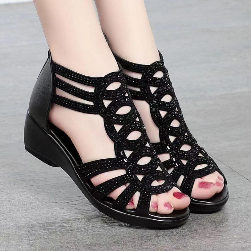 2025 Ladies Soft Sandals Roman Shoes