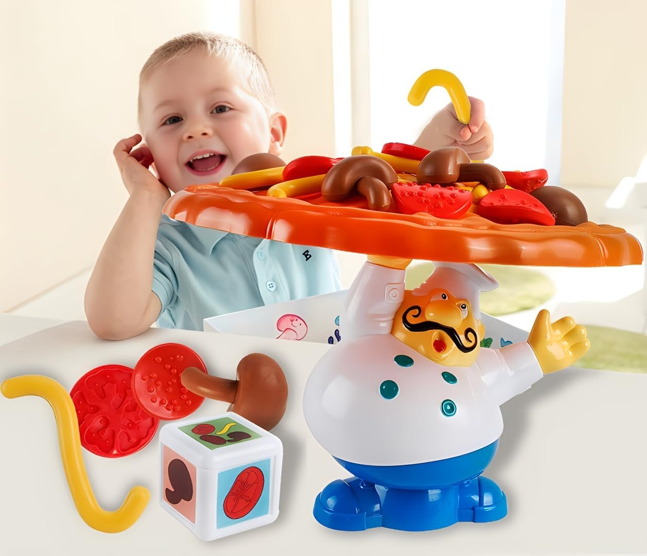 🍕Pizza Balance Game - Creative Chef Pizza Puzzle, Fun for Family & Friends