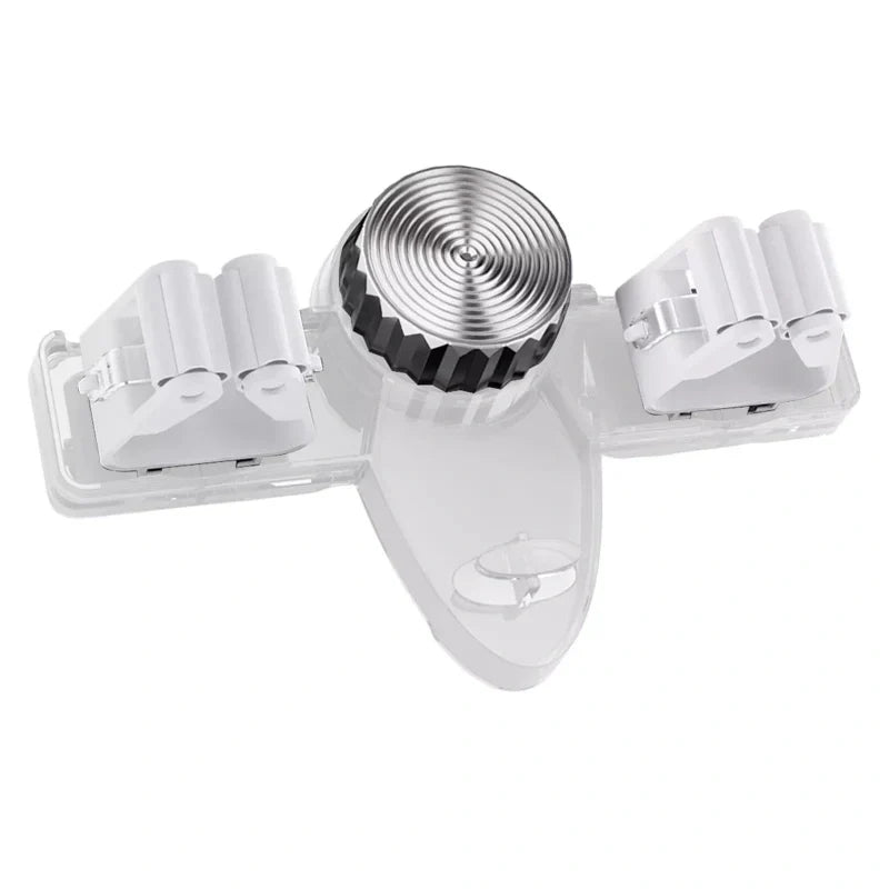 Wall-Mounted Self-Adhesive Mop & Broom Gripper Racks