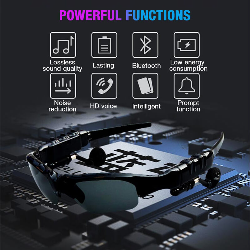 Smart Bluetooth Sunglasses Stereo Handsfree Headset