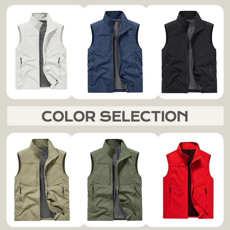 Men's Comfortable Quick-Dry Vest with Pockets