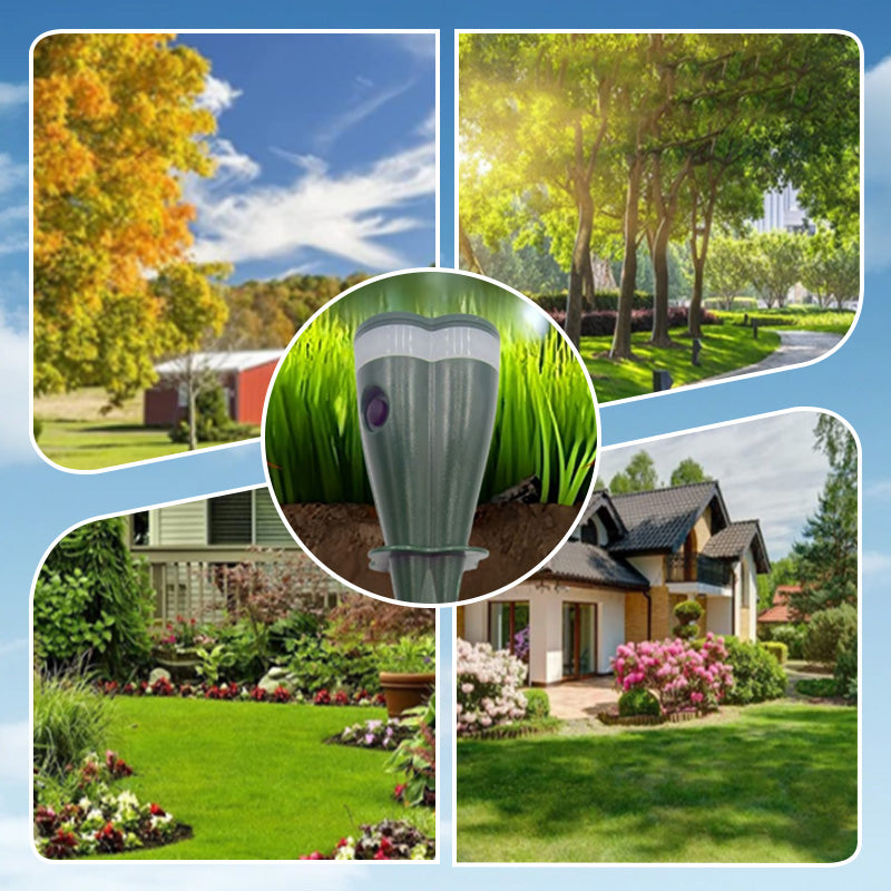 🌸 Solar Powered Waterproof Screw Mole Repellent