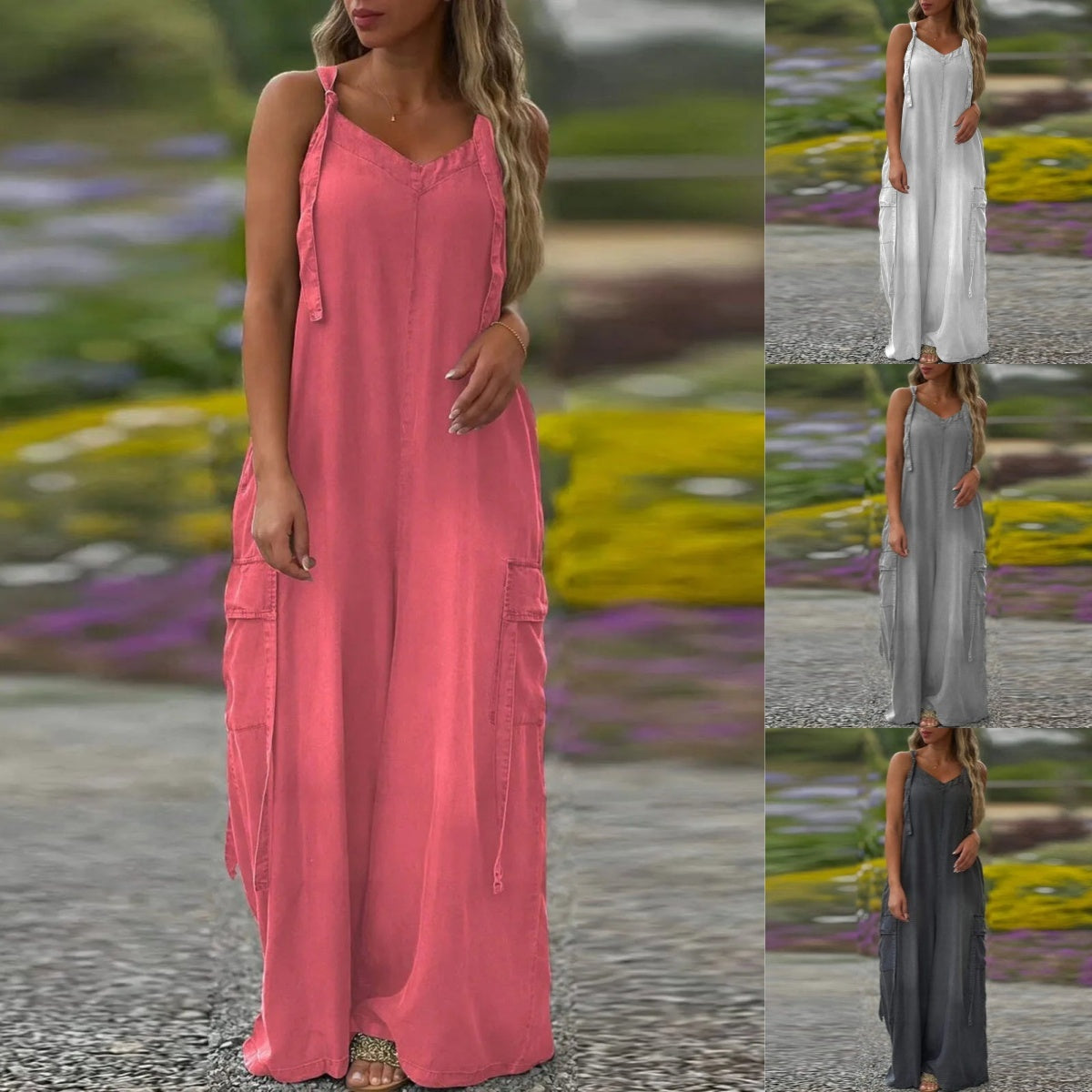 ๐๐"2025 summer jumpsuit" -50% OFF for a Limited Time๐ Comfortable and Pocket-Friendly, A Summer Must-Have!