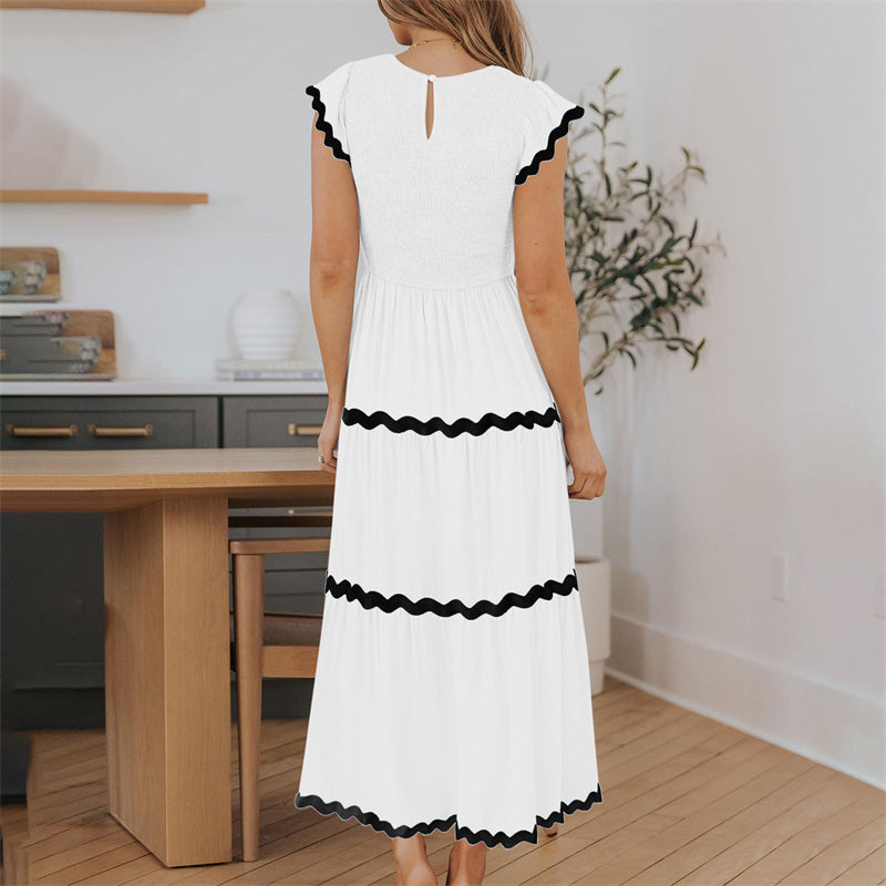 Women's Flowy Tiered Dress with Pockets