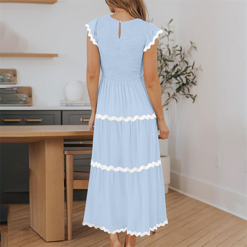 Women's Flowy Tiered Dress with Pockets