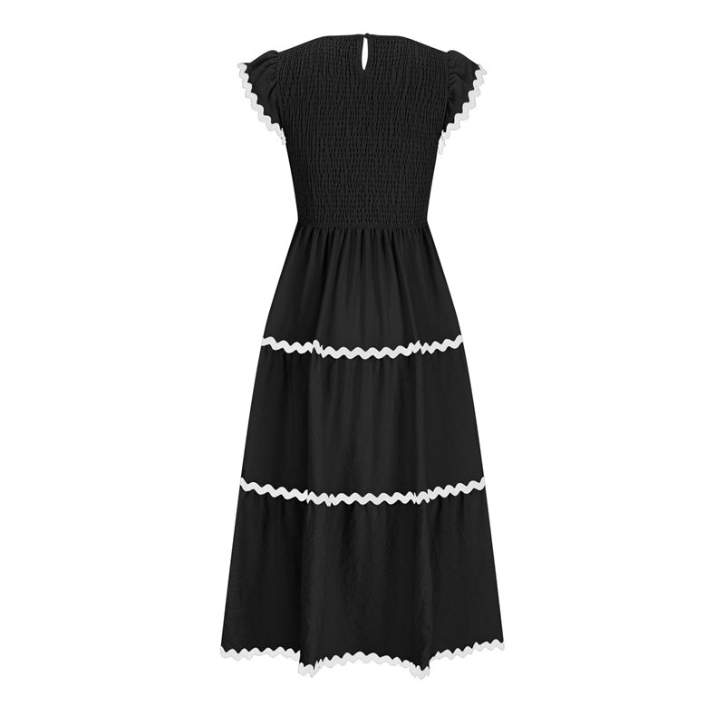 Women's Flowy Tiered Dress with Pockets