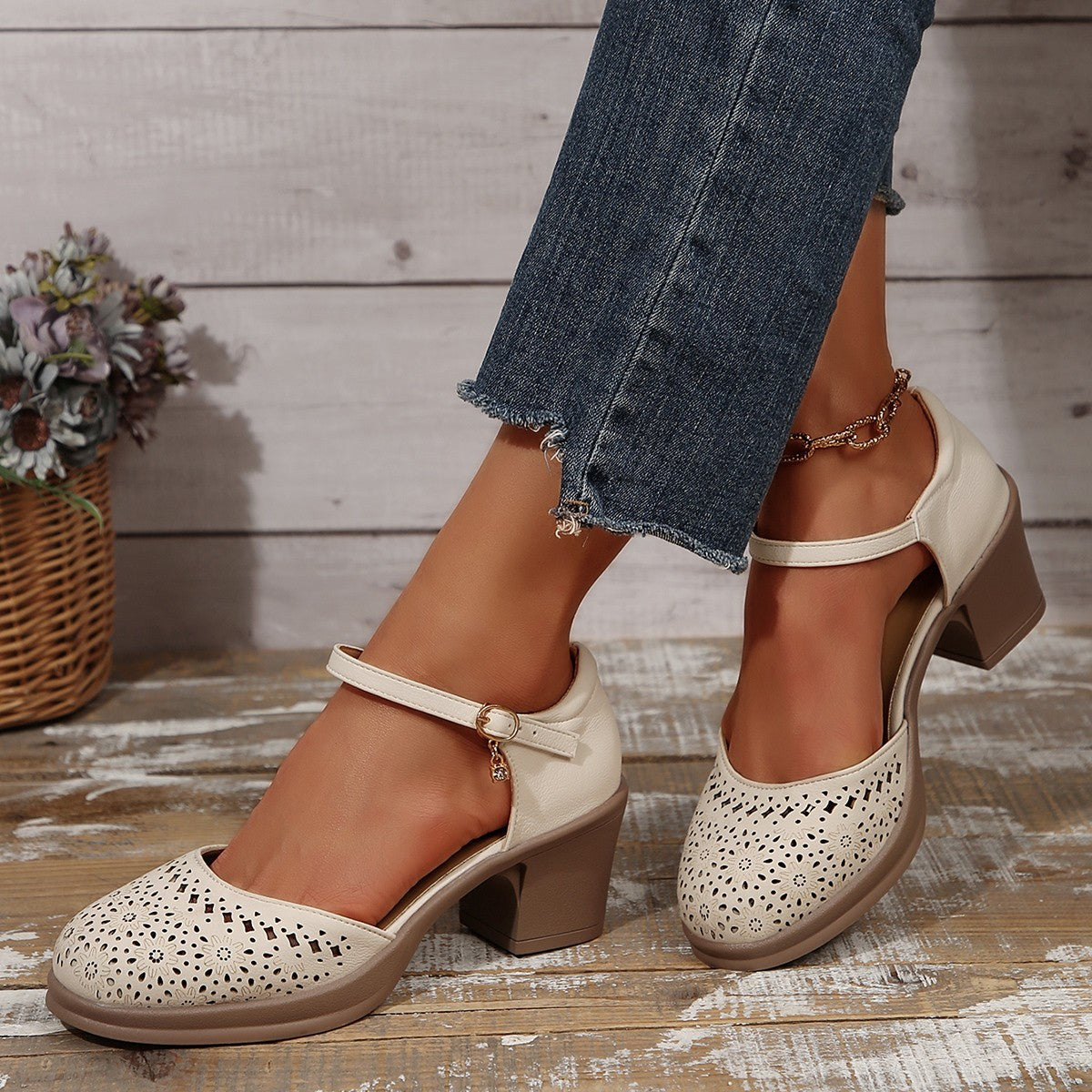 Women's Retro Mesh Sandals