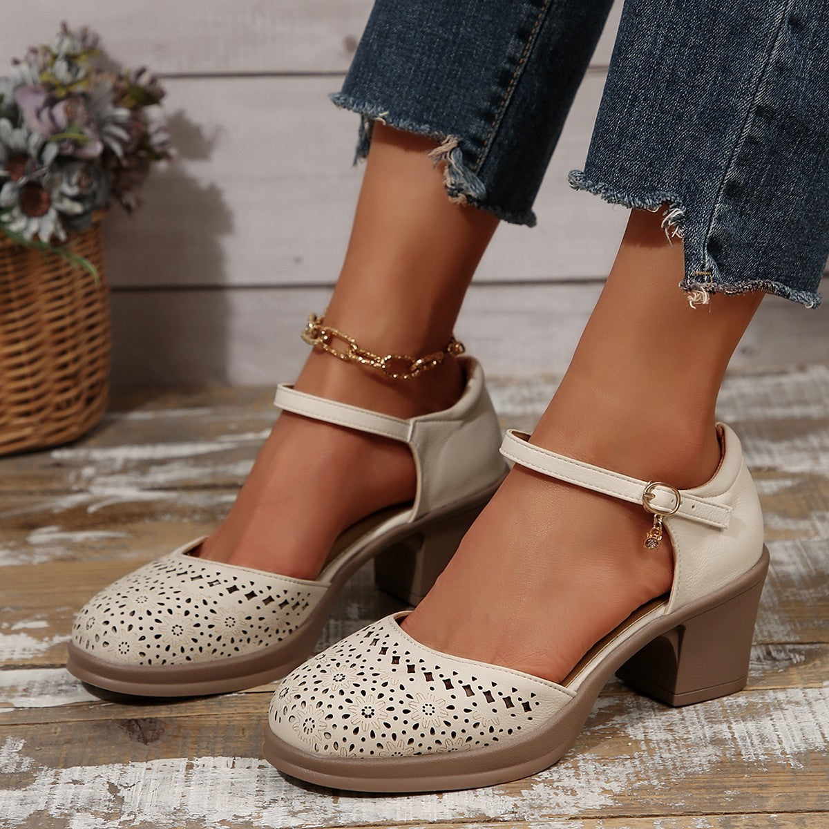 Women's Retro Mesh Sandals
