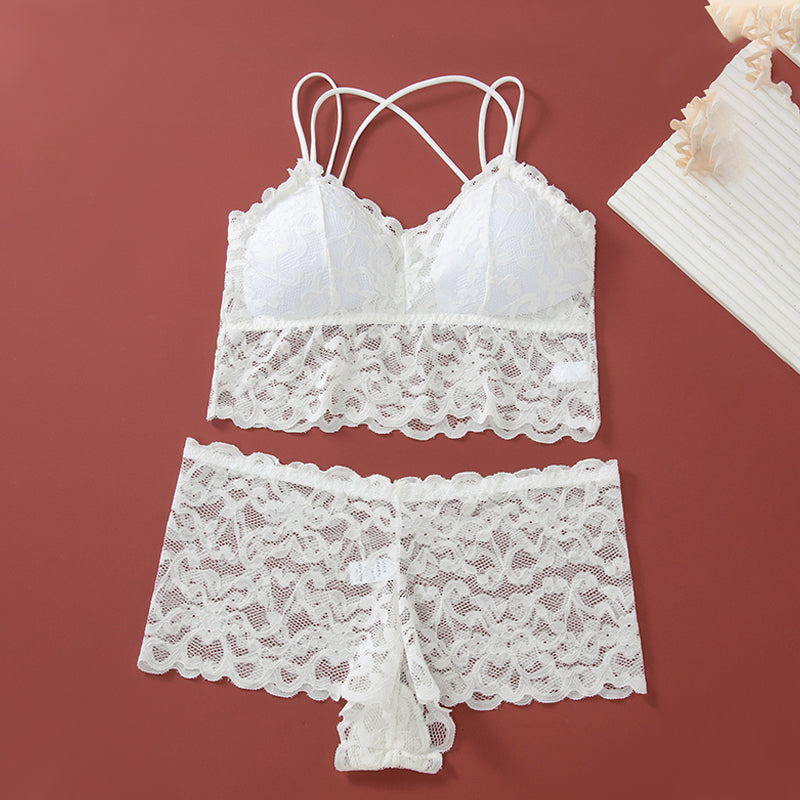 ⏳ Limited time 50% off! 💥Women's Lace Bralette and Panty Set(The more you buy, the higher the discount)