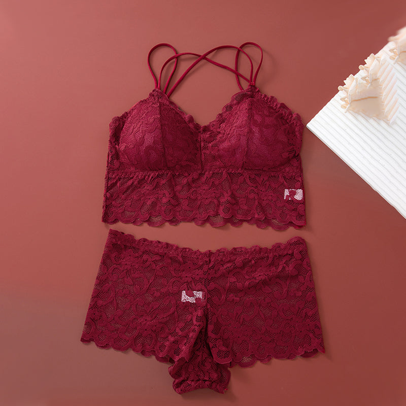 ⏳ Limited time 50% off! 💥Women's Lace Bralette and Panty Set(The more you buy, the higher the discount)