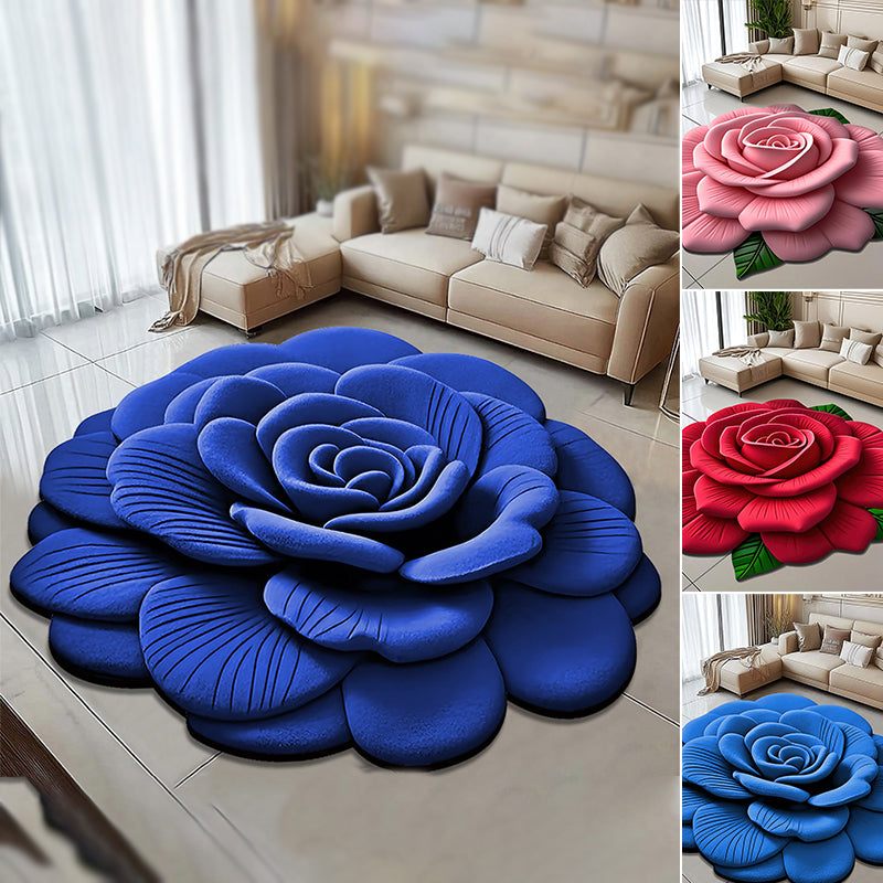 🏠2025 New Product-54% OFF🔥Floral Plush & Diatomaceous Earth Floor Mat✨