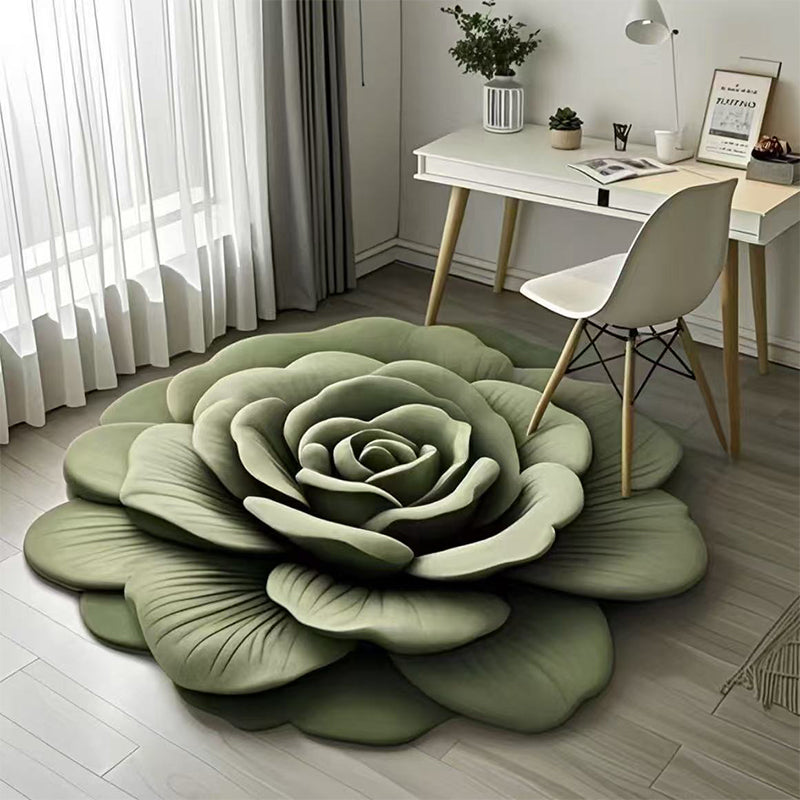 🏠2025 New Product-54% OFF🔥Floral Plush & Diatomaceous Earth Floor Mat✨