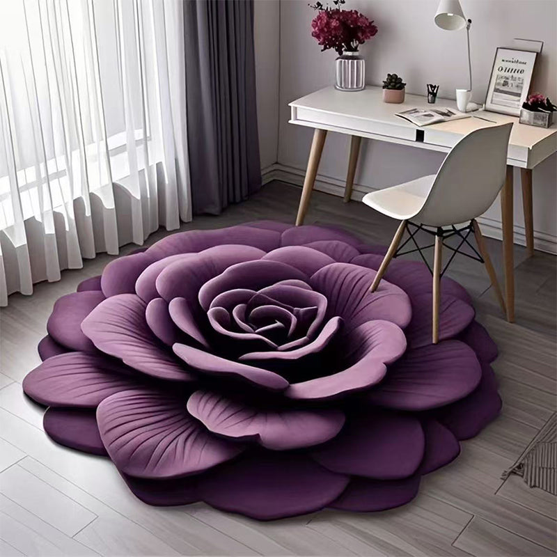 🏠2025 New Product-54% OFF🔥Floral Plush & Diatomaceous Earth Floor Mat✨