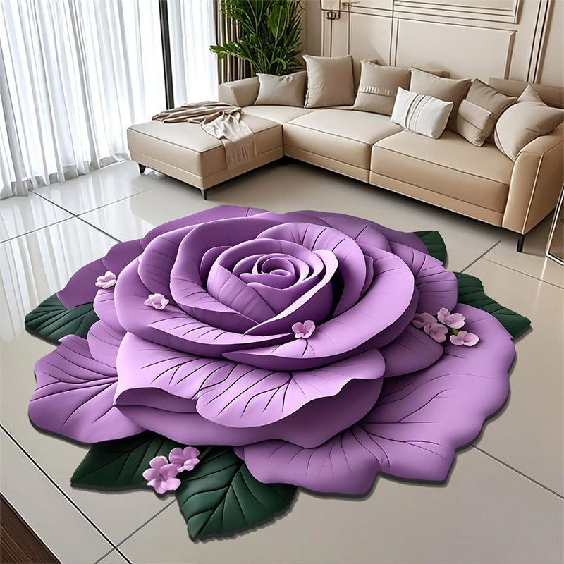 🏠2025 New Product-54% OFF🔥Floral Plush & Diatomaceous Earth Floor Mat✨
