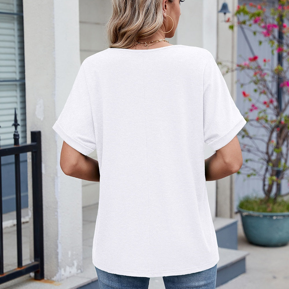 Women's V-Neck Casual Top