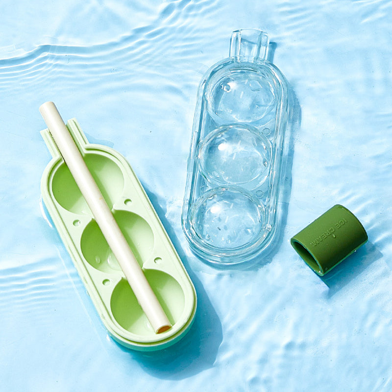 🔥Hot Sale🔥Practical 2-in-1 Popsicle Molds with Straws
