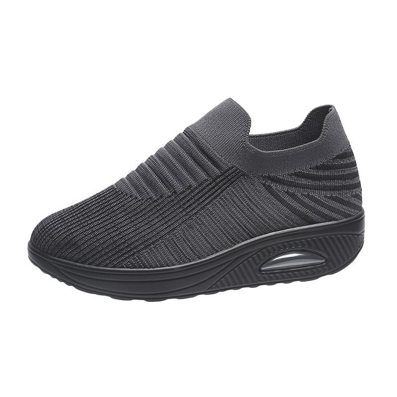 Casual Stretch Mesh Thick Sole Women's Shoes