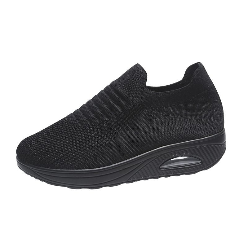 Casual Stretch Mesh Thick Sole Women's Shoes