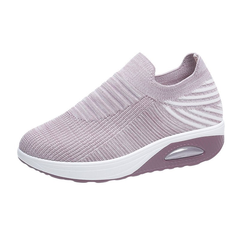 Casual Stretch Mesh Thick Sole Women's Shoes