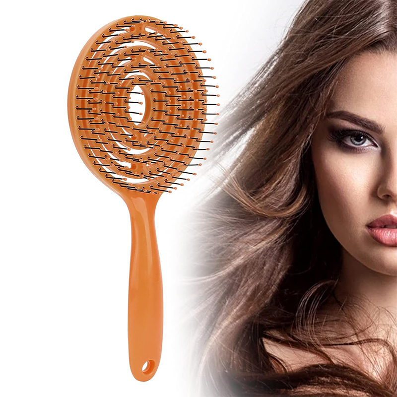 💥Unique and portable hair straightening brush