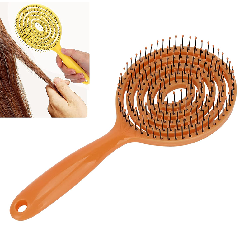 💥Unique and portable hair straightening brush