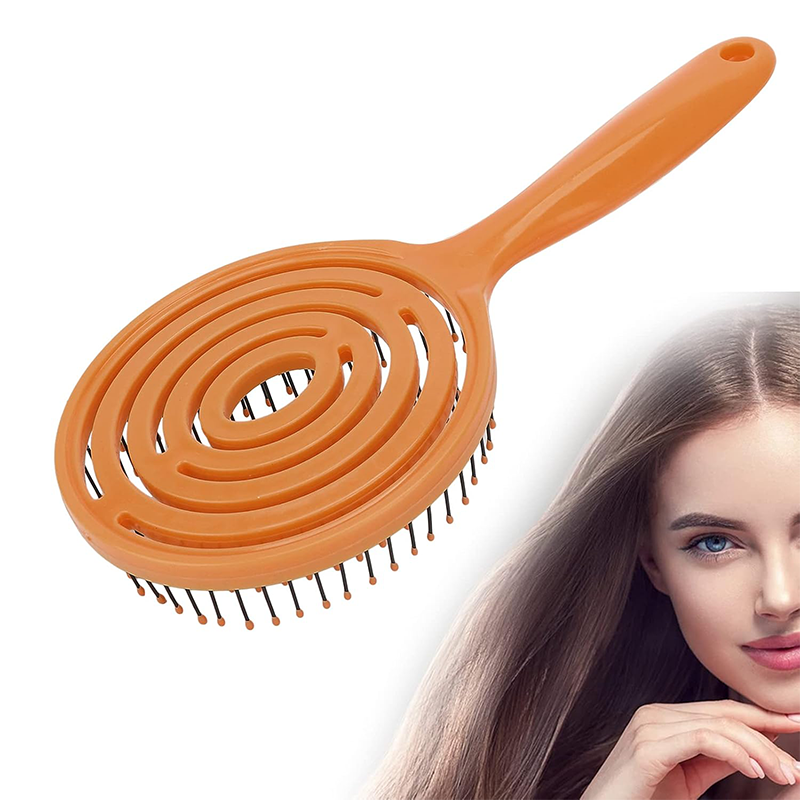 💥Unique and portable hair straightening brush