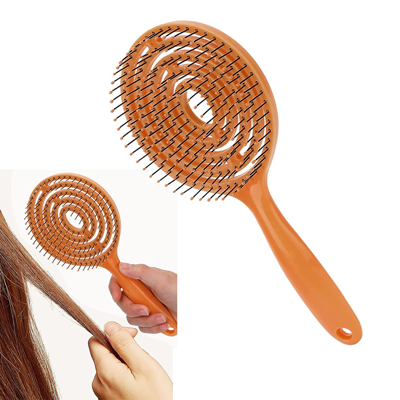 💥Unique and portable hair straightening brush