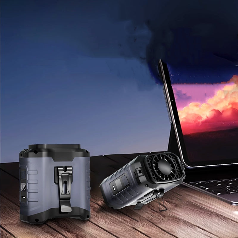 USB Rechargeable Belt Clip Fan