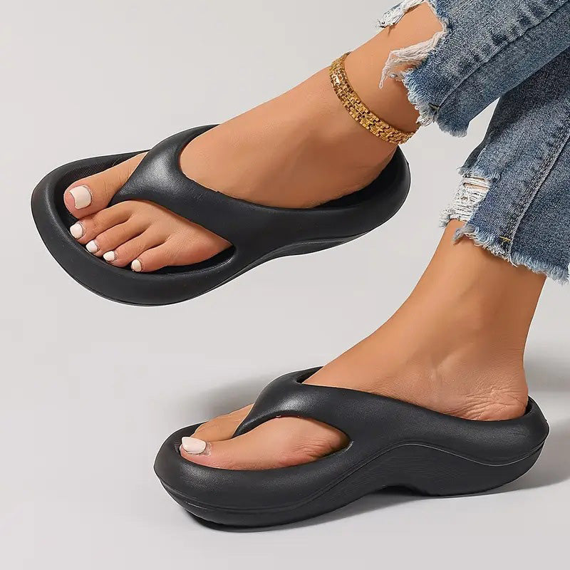 Fashion Non-slip Soft Thick Sole Flip Flops