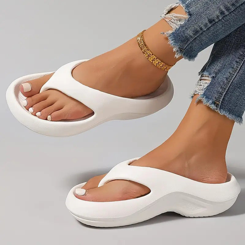 Fashion Non-slip Soft Thick Sole Flip Flops