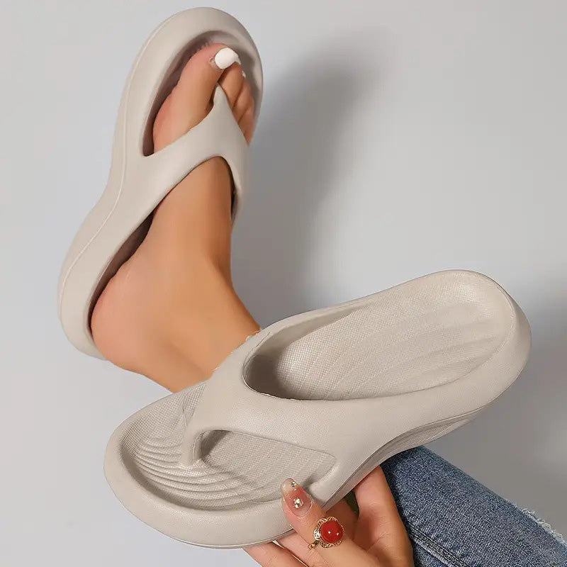 Fashion Non-slip Soft Thick Sole Flip Flops