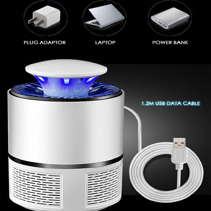 Mosquitoes Eliminator With LED Light, Noiseless And Nontoxic